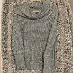 Market & Spruce Cowl Neck Sweater with thumb holes